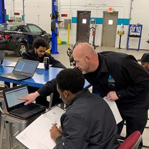 An automotive technician student goes from learning to earning in 20 weeks at Matrix Trade Institute.